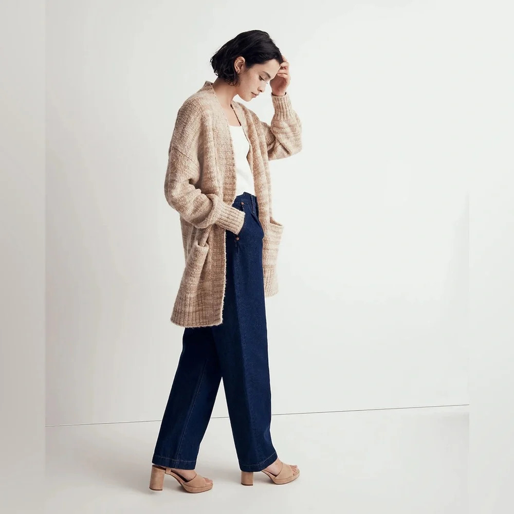 Madewell Space-Dyed Long Cardigan Sweater - Picture 2 of 6